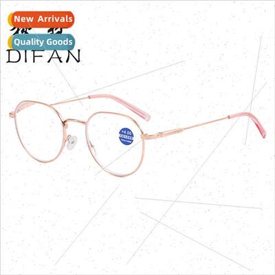 metal presbyopia glasses fashion high-definion spring-legged