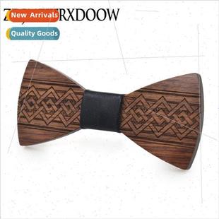 bow wooden lock wood solid tie men chain Chinese New