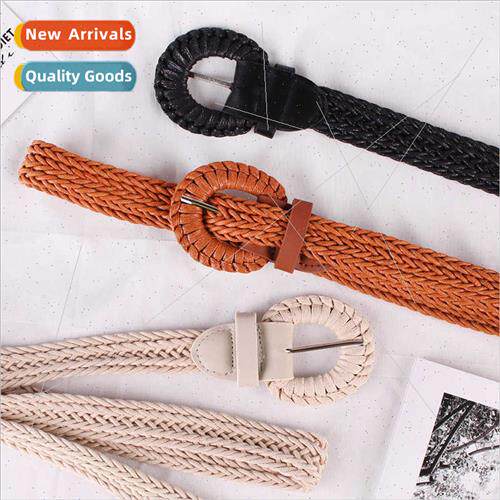 mple versatile thin belt women wax rope twist decorative eth