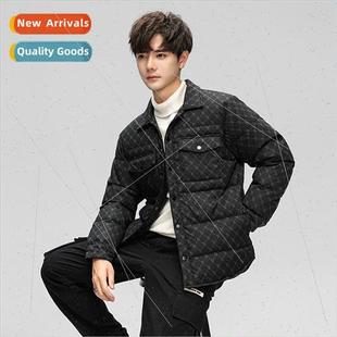 down lap winter leisure printing light duck whe new 2023 men