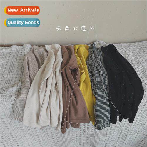 Childrens bottoming shirt 2023 fall and winter  childrens ve