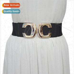 Spring Summer women belts versatile casual elastic waist cor