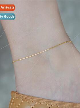 Fine snake bone anklet ins ankle jewelry female students sim