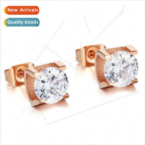 Korea ins simple hollow set zirconium Ms. 304 tanium steel s