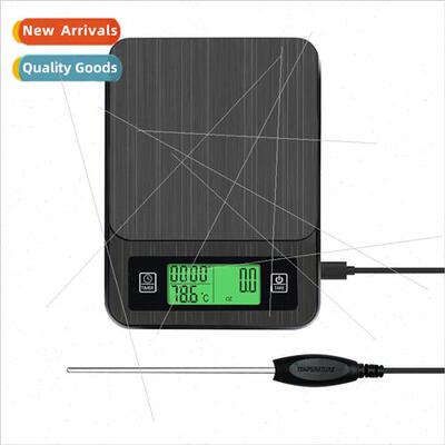 USB Charging Smart Coffee Scale Wh Timing Function Probe Kch