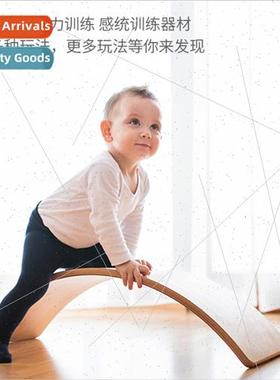 ins kids indoor busy fness balance board felt bending yoga f