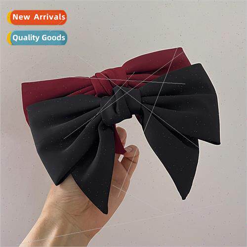 Bow hair clips advanced sense back head spring clip solid co