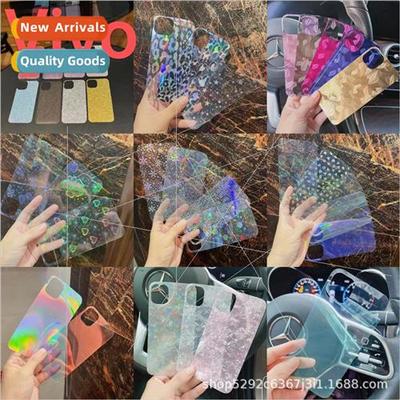 vivoys15pro laser cardstock dazzle glitter silver phone case