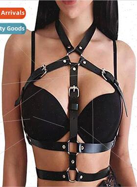 sq89 new Europe set shooting nightclub stage fashion punk PU