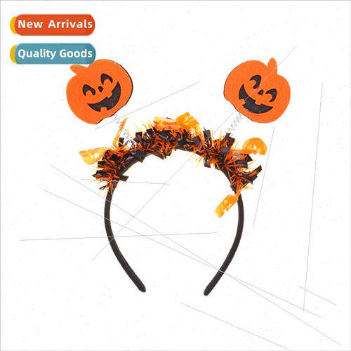 Halloween pumpkin cute hair accessories fun party quirky hea