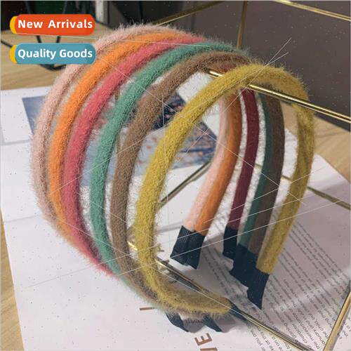 Korea knted wool hair band super fine edge pressure hairpin