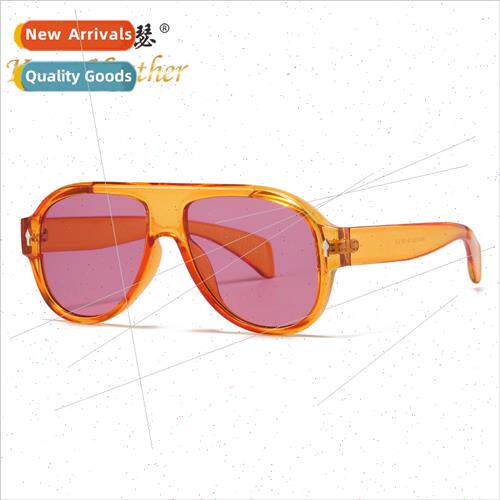 New aviator hundred sunglasses 2349 Europe retro large frame