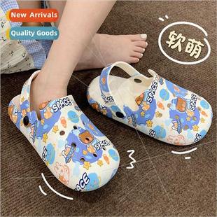 Female summer cartoon cute EVA head sandals slippers girl he