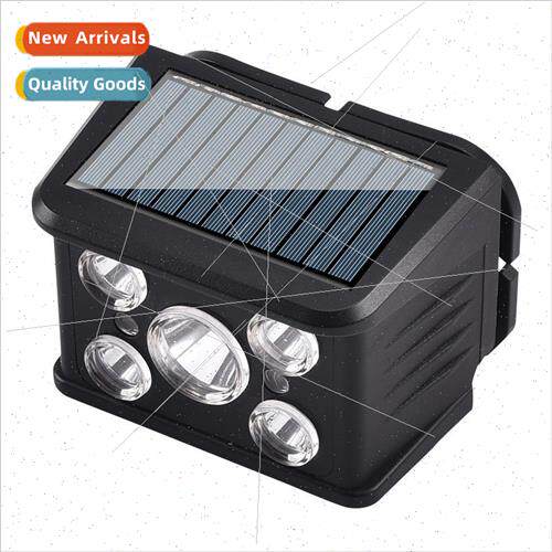 New solar COB rechargeable headlamp LED headwear headlamp su