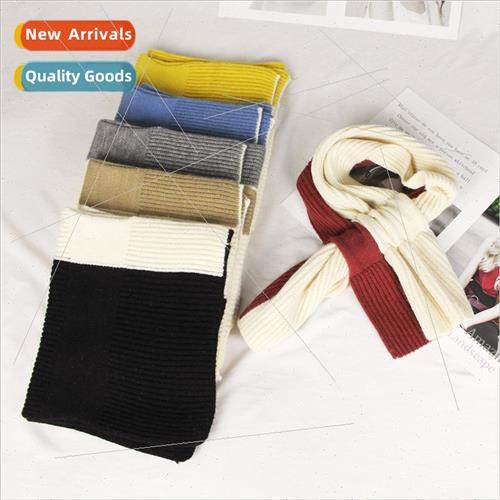 INS scarf winter couples match neck scarf Japan girls simple