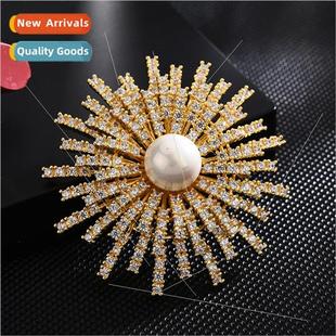 set luxury high High fashion full brooch sunflow grade