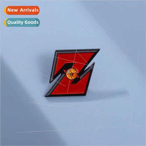 New minimalist letter Z shape high-grade cold wind badge acc