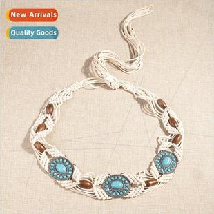 bohemian alloy turquoise Middle beads new resin knting East