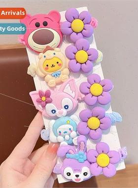 Children cartoon strawberry bear headbdoes not hurt hair cut