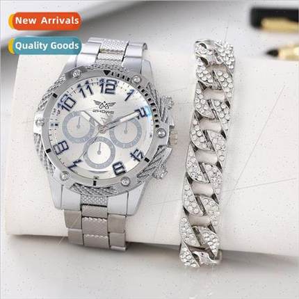 Fake Three Eye Atmosphere Men Steel Strap Watch A1478 Watch