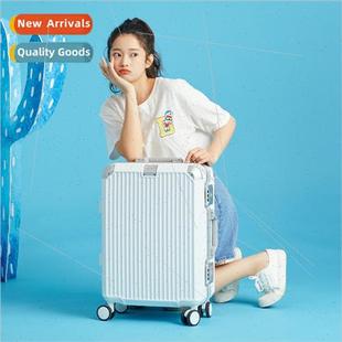 Aluminum frame trolley case luggage men women universal whee