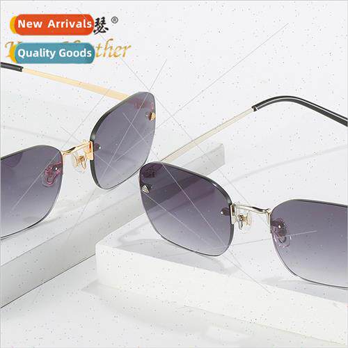New round frame fashion sunglasses 2A459 Europe nd ladies su