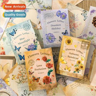 Flower letter wind thing light vintage plants flowers note p