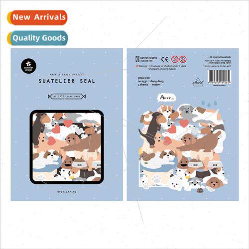 Korea  cute 1531 dog daily decorative material DIY album han