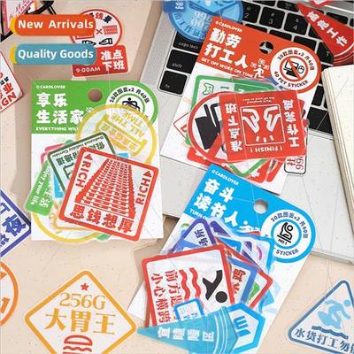 PET Large Sticker Pack fe First Aid Guide Fun Text Handbook