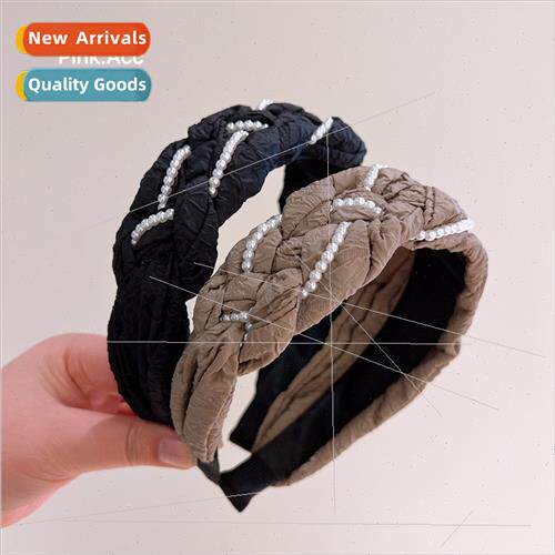 new fall winter soft ice cream wind texture pearl twist brai