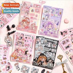 New Cute Cartoon Instant DIY Pack Character Handbook Sticker