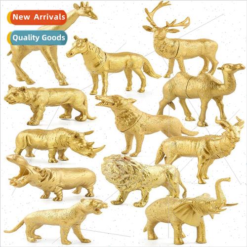Goat deer elephant lion tiger model children est wildlife go