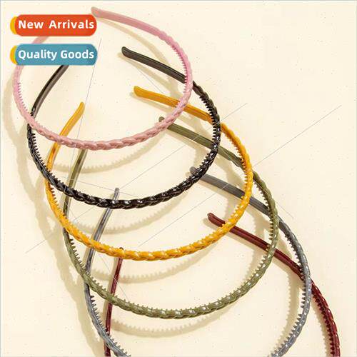 Korea fine hair band female twist hairpin 7mm hairpin color
