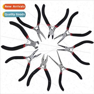 4.5 inch sharp beveled mini pliers 8 pieces DIY handmade pli