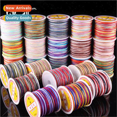 Duan dyeing colorful 72 jade wire gradient bracelet braided