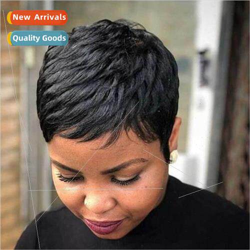 wigshair Europe wig women short hair black wig chemical fibe