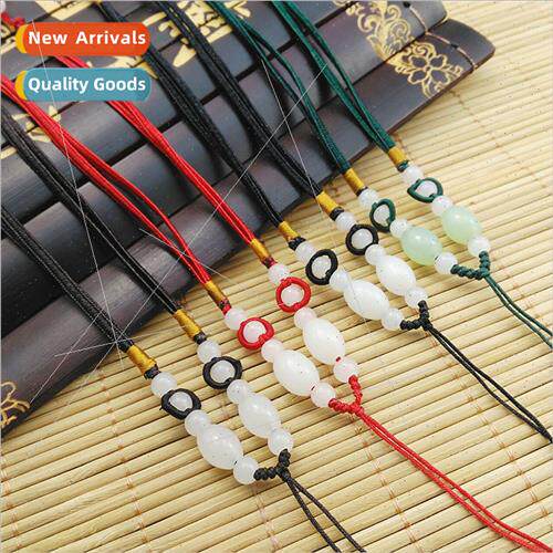 Jewelry double line whe jade necklace rope female diy semi-f