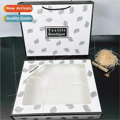 three sets gift boxes printed logo embroidery lettering busi