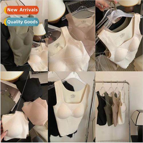 Miguel Premium Cashmere Mulberry lk Small Square Neck Vest U