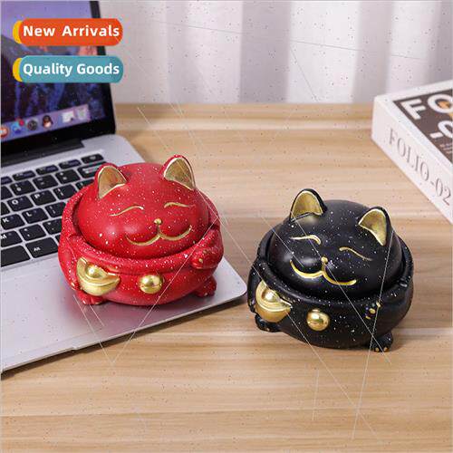 Cute tune cat ashtray home living room bedroom hotel fru lea