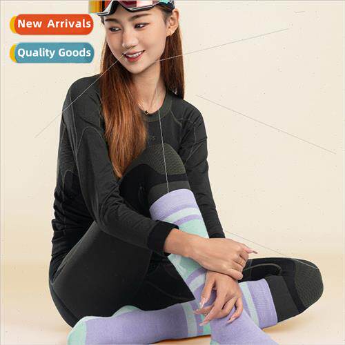 ski socks warm wool thickened outdoor sports tall long socks