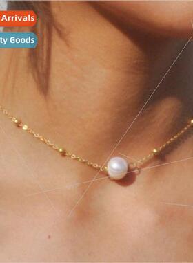 Europe fashion gold bead chain collarbone chain women matchi