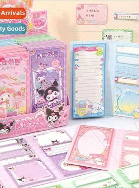 Sanrio sticky notes adhesive cute Kurome sticky notes handbo