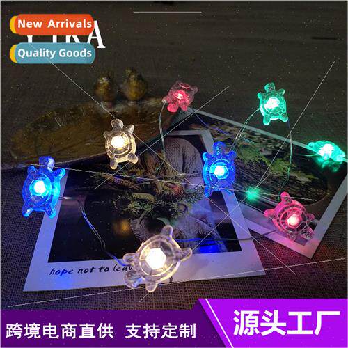 Four color ocean series turtle modeling led copper wire colo