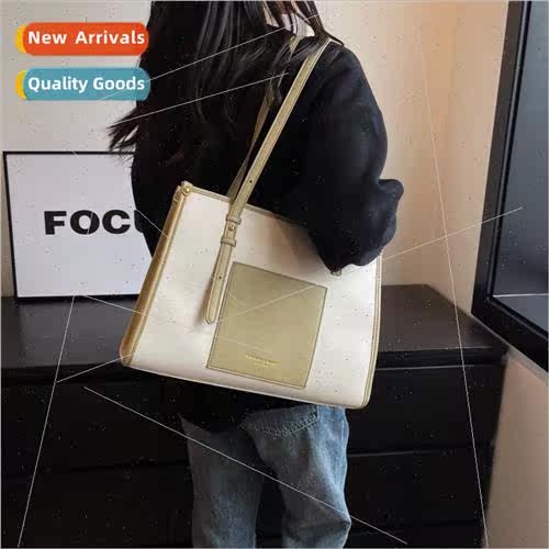 Large capacy bag female summer 2023 tide single shoulder Tot
