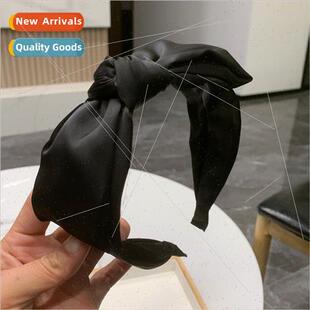 band women Korea Black sense hair advanced wid bow