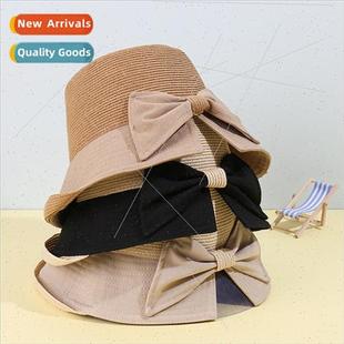 fisherman hat folded sun open bow fashion New children