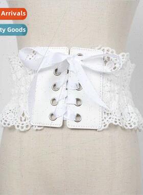 2021 Spring Summer Fashion Versatile Lace Tie Belt Waistband