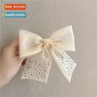 drilling organza large feeling clip hot spring Premium bow