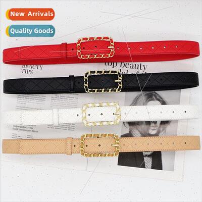 Genuine leather pants belt women belt simple versatile diamo